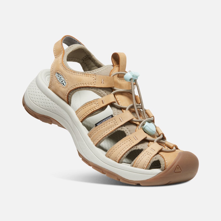 Tutu Kvinners Astoria West Skinn Sandal Doe-blått Glass