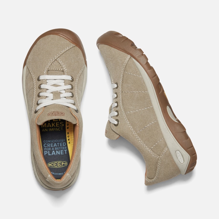 Timberwolf-sølv Bjørk Kvinners Presidio Canvas Tutu