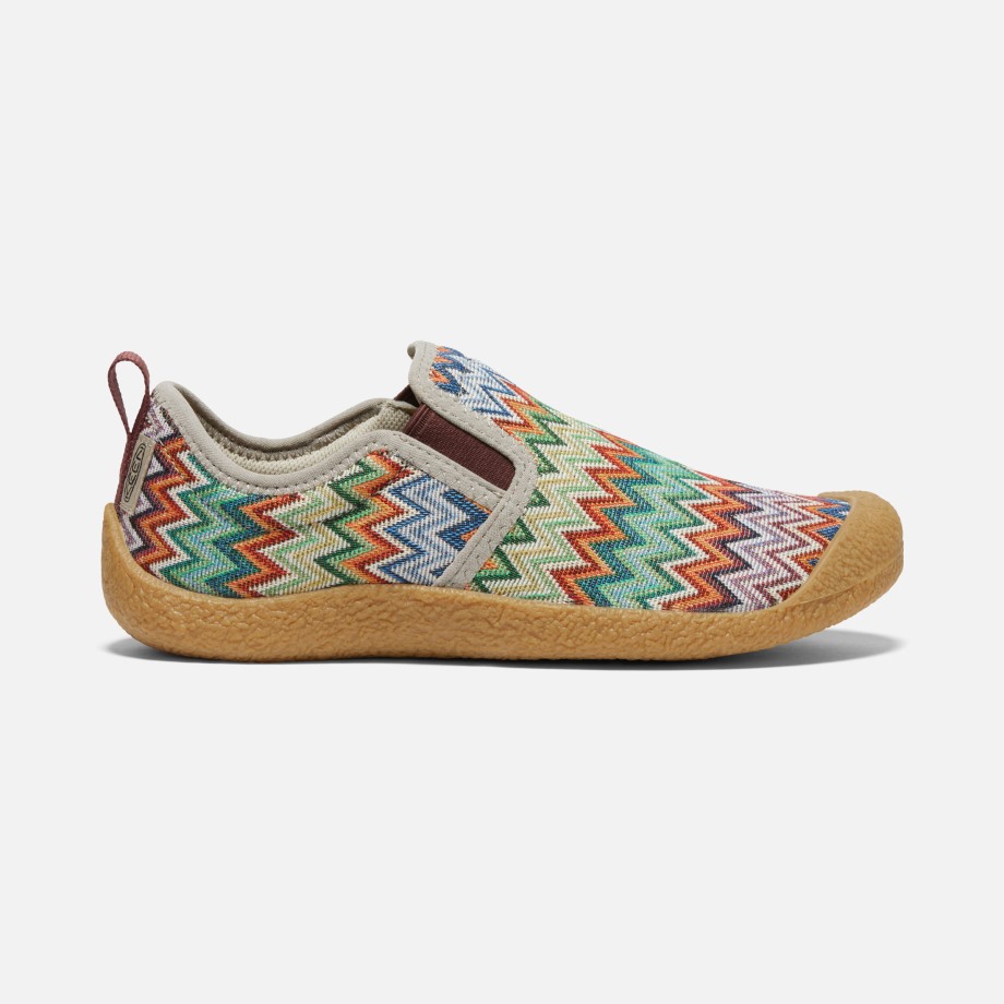 Tutu Chevron-plaza Taupe Howser Lerret Slip-on For Kvinner