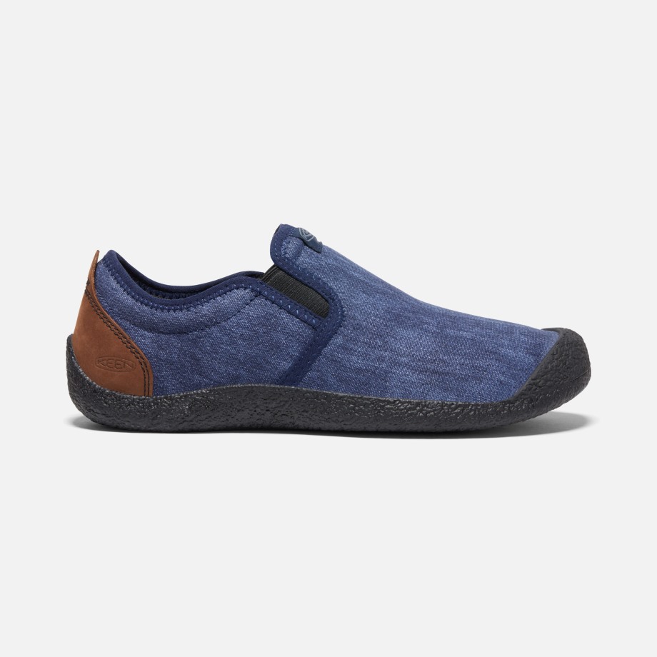Menns Howser Canvas Slip-on Tutu Svart Iris-bison
