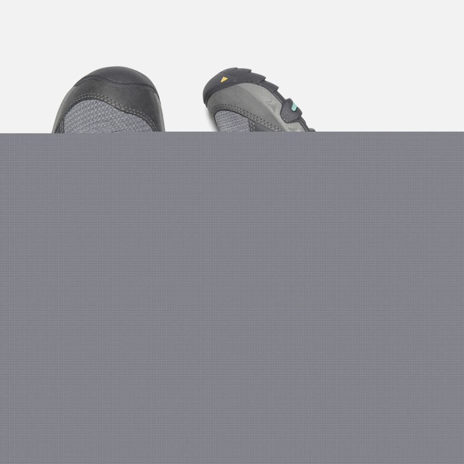 Kvinners Steens Lær Vanntett Støvel Stål Grå-hav Bølge Tutu