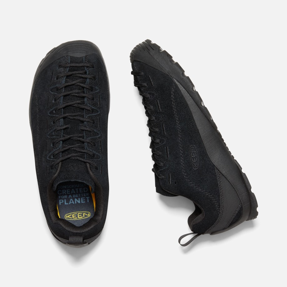 Hårete Svart-svarte Tutu-trener I Jaspis Semsket Skinn For Kvinner