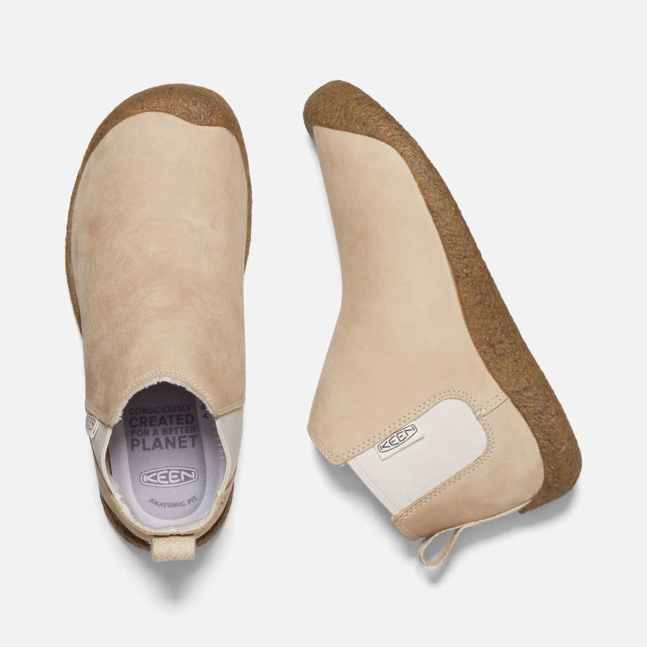 Safari-Birch Tutu Mosey Chelsea-lærstøvel For Kvinner