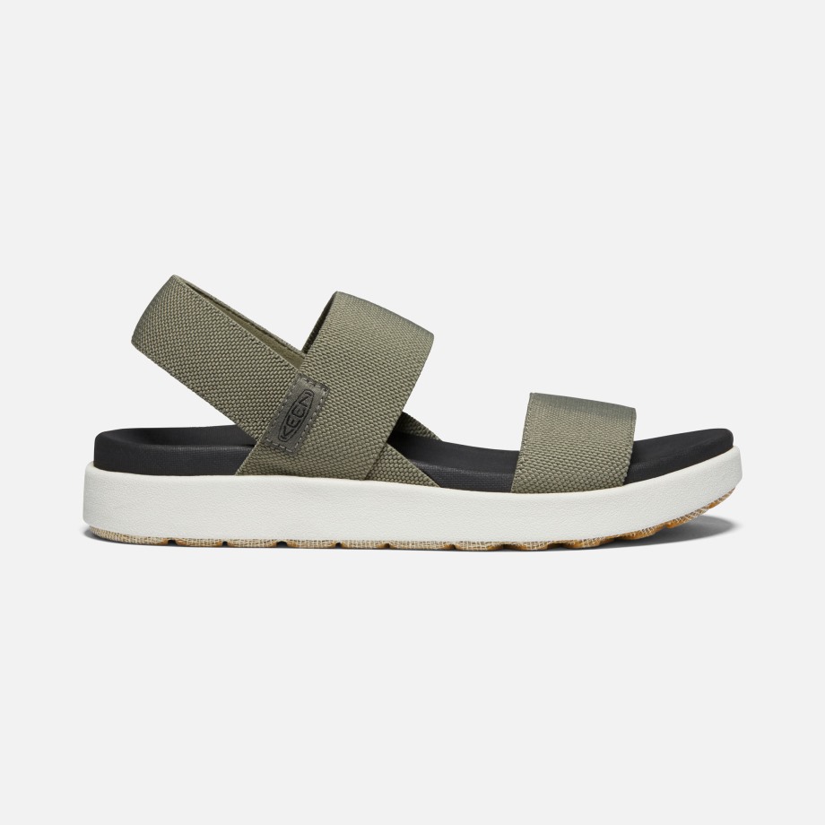 Tutu Støvete Oliven Dames Elle Ryggrem Casual Sandaler