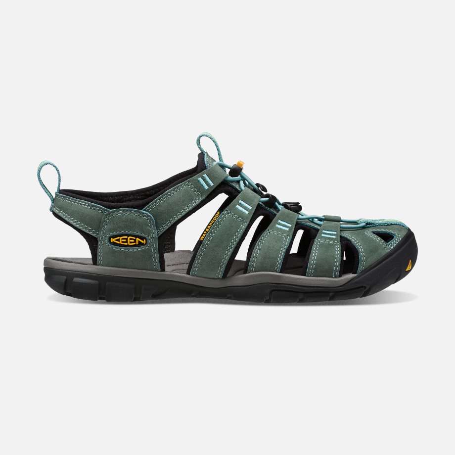 Kvinners Clearwater Skinn Cnx Sandaler Tutu Mineral Blå-gul