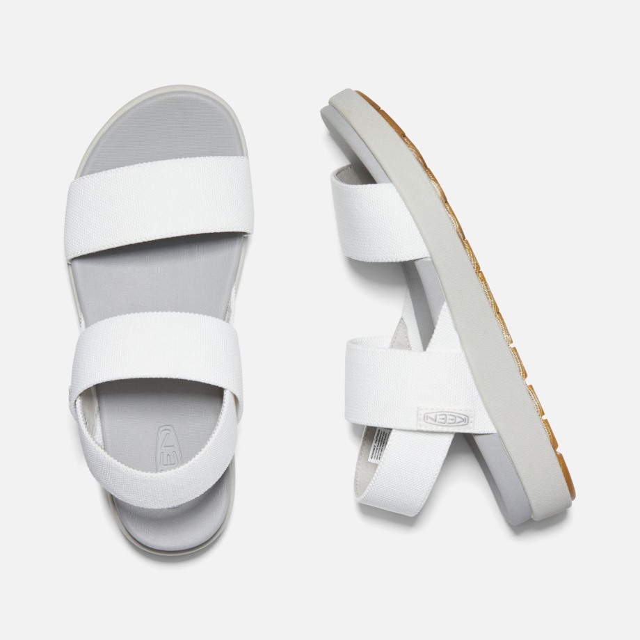 Hvit-damp Tutu Kvinners Elle Ryggrem Casual Sandaler