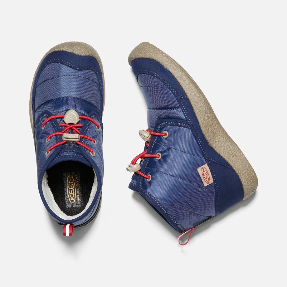 Blå Dyp-rød Løper Howser Ii Vanntett Chukka Tutu For Eldre Barn